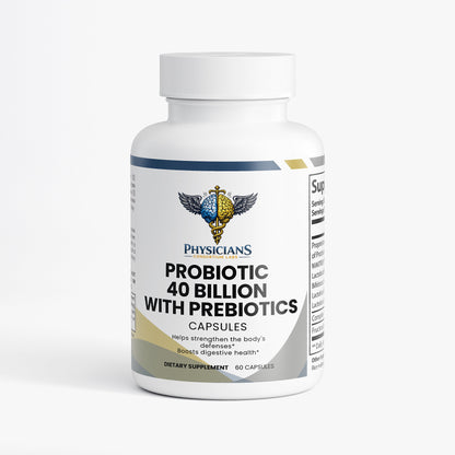 Probiotic 40 Billion with Prebiotics
